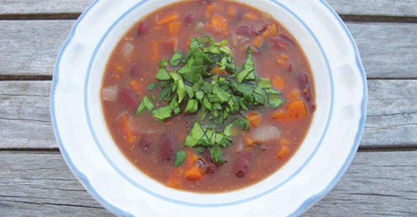 Kidney Bean and Yam Soup