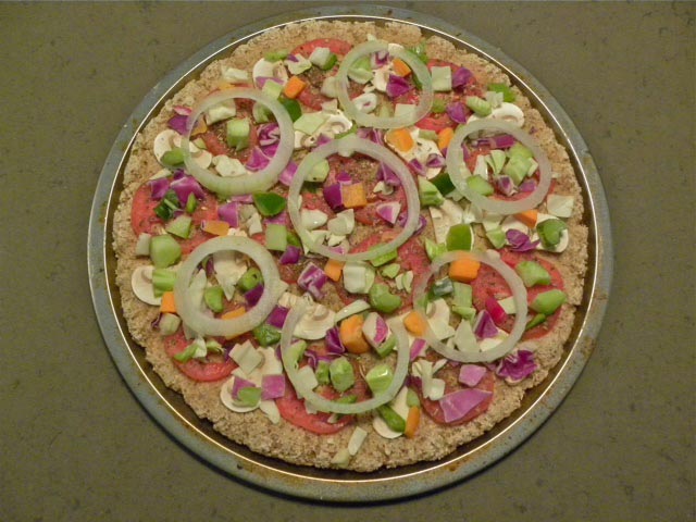 Ingredients On Top of Pizza
