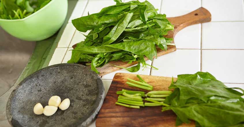 Garlic Spinach