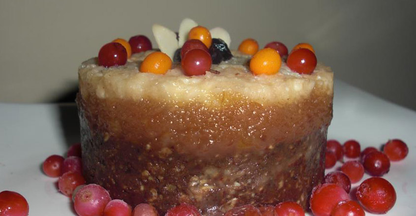 Raw Cinnamon Layered Cake Recipe