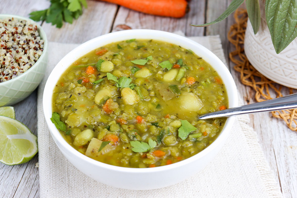 Slow Cooker Split Pea Soup - Kathryn's Kitchen