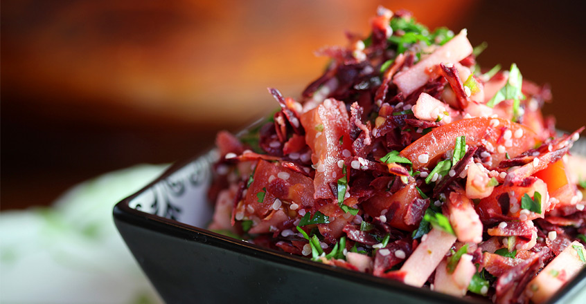 Cilantro Ginger Sweet and Spicy Salad Recipe