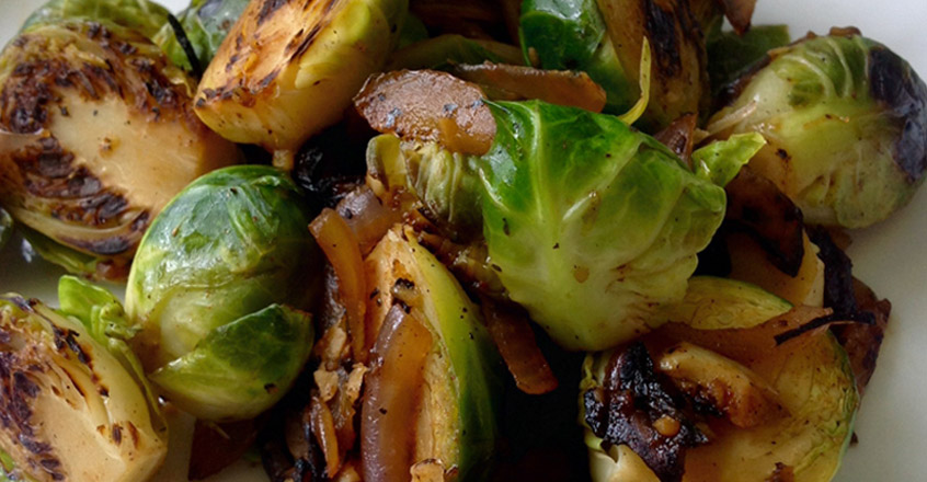 Caramelized Smoky Brussels Sprouts Recipe