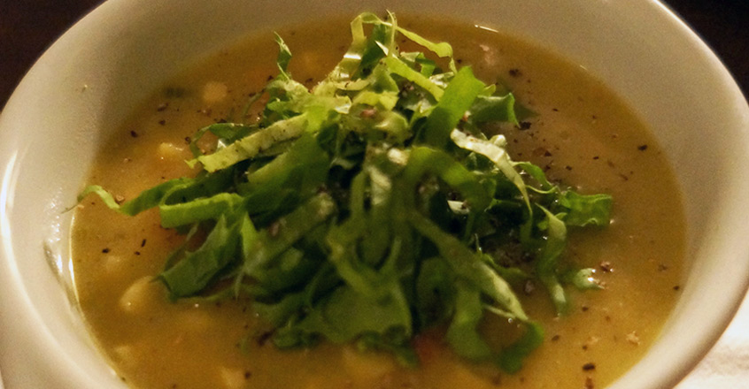 Crema de maíz fresco