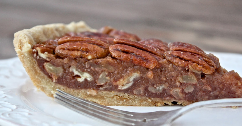 Pastel clásico de pacana
