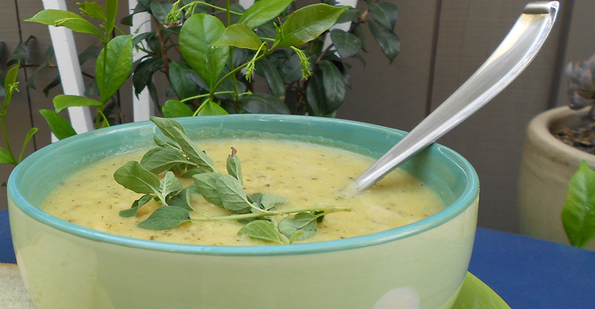 Sopa sencilla de papa