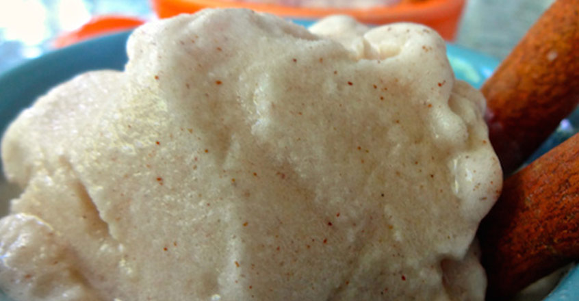 Helado de canela con especias