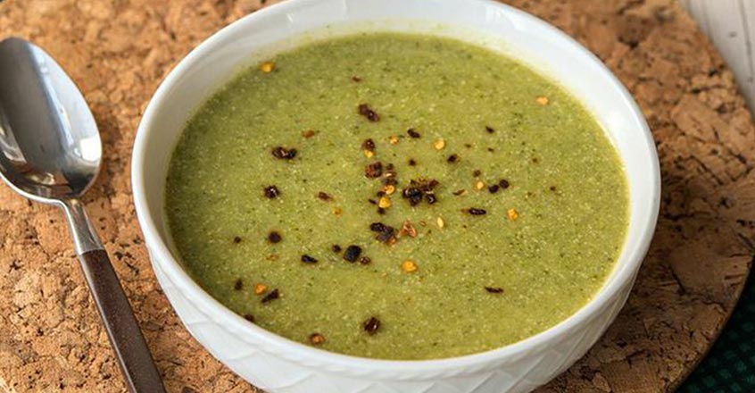 “Crema” de sopa de brócoli