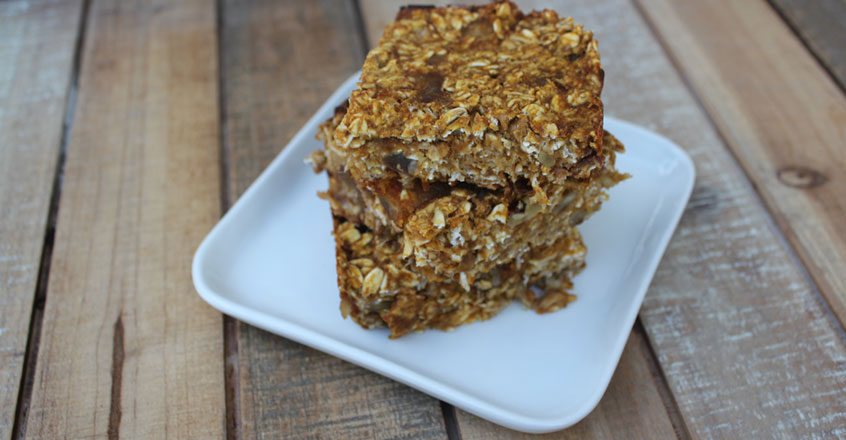 Barritas de avena y calabaza
