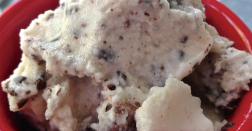 Gelato con chispas de chocolate