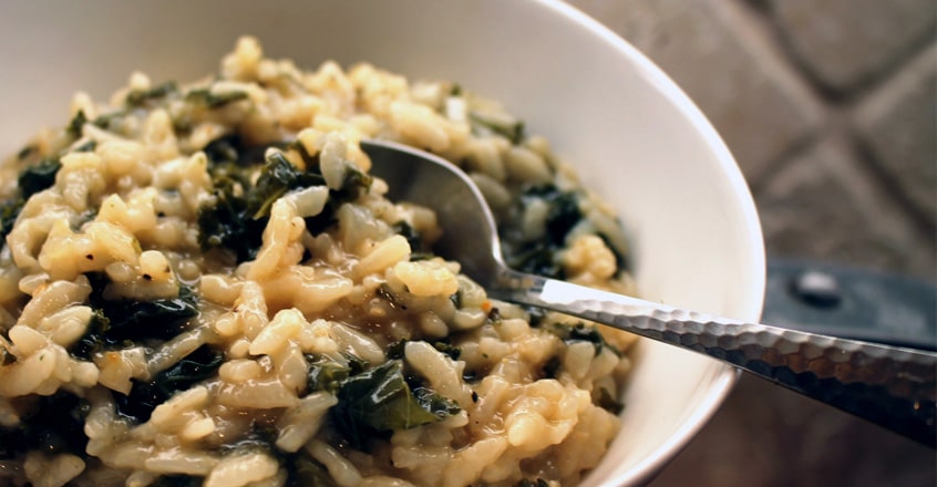 Instant Pot Risotto With Kale