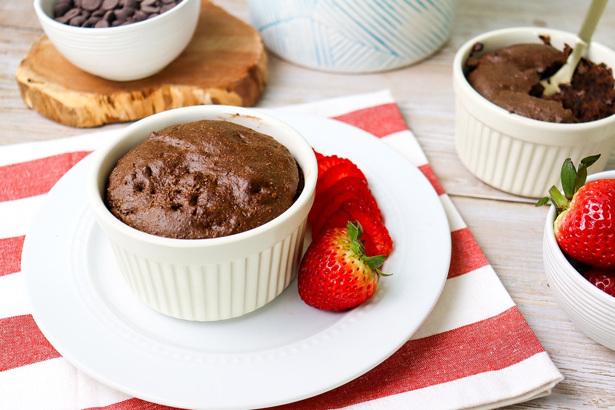 Soufflé de chocolate fundido y lava