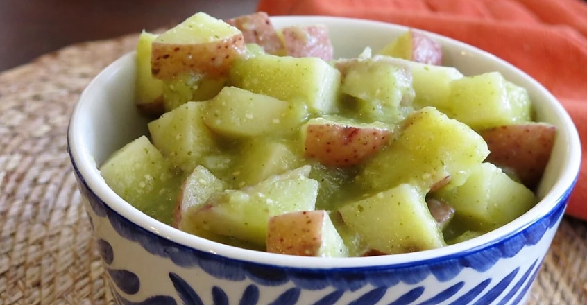 Papas en Salsa Verde