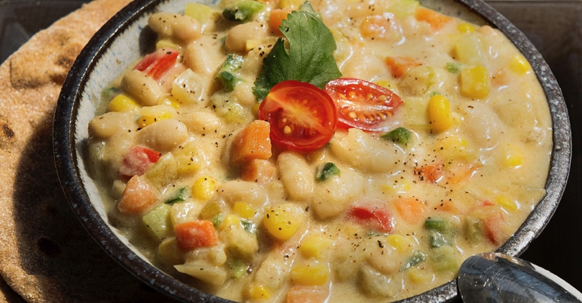 Chili de frijoles blancos