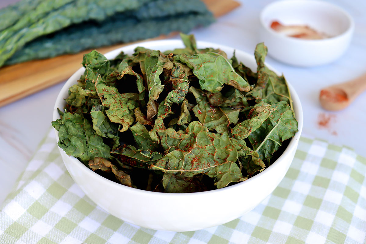 Oil-Free Crunchy Kale Chips