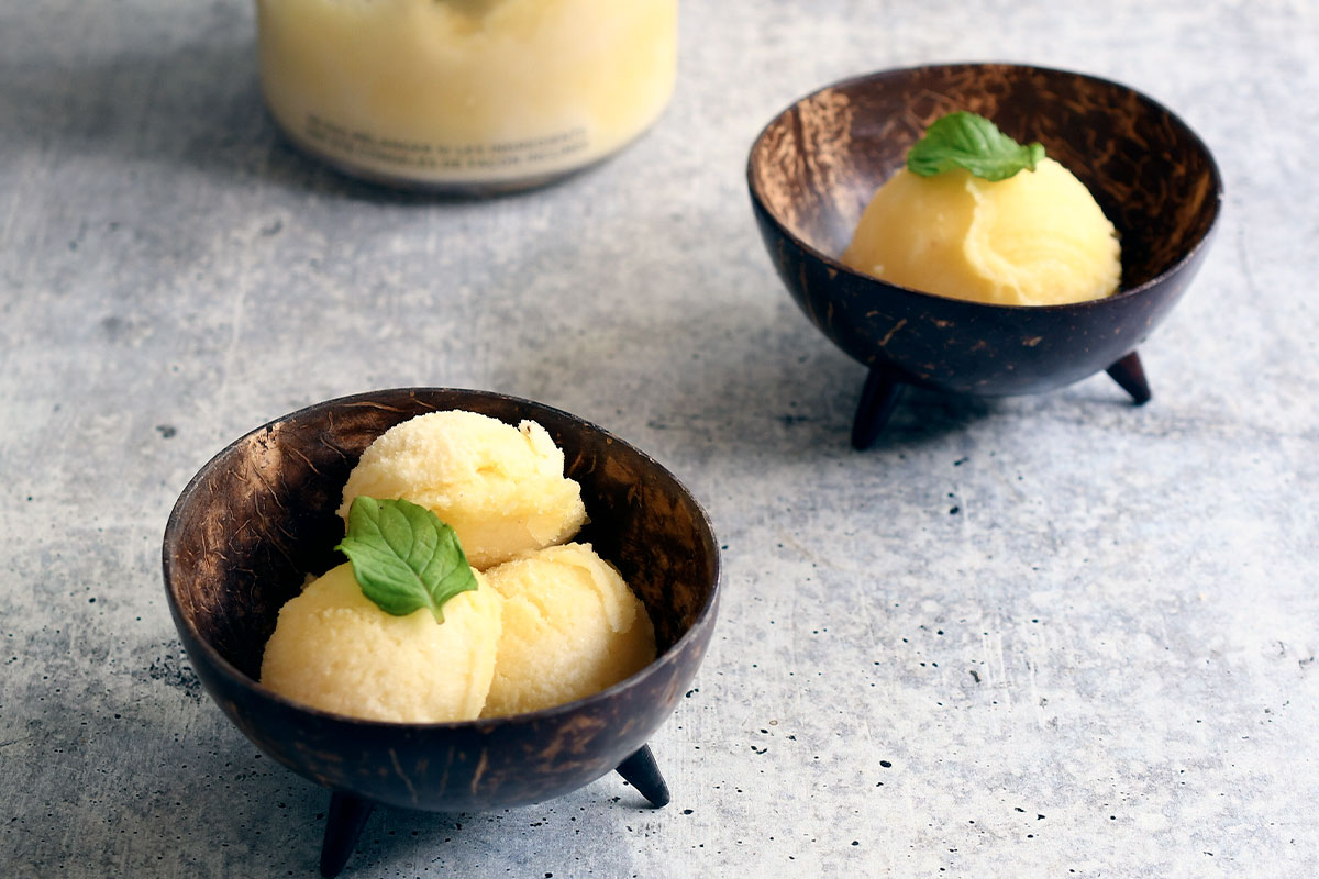 Easy Ninja creami Pineapple Sorbet - Lifestyle of a Foodie